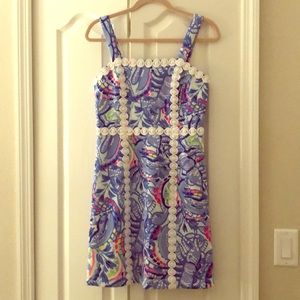 Lilly Pulitzer stretch Dress- Lobster Print